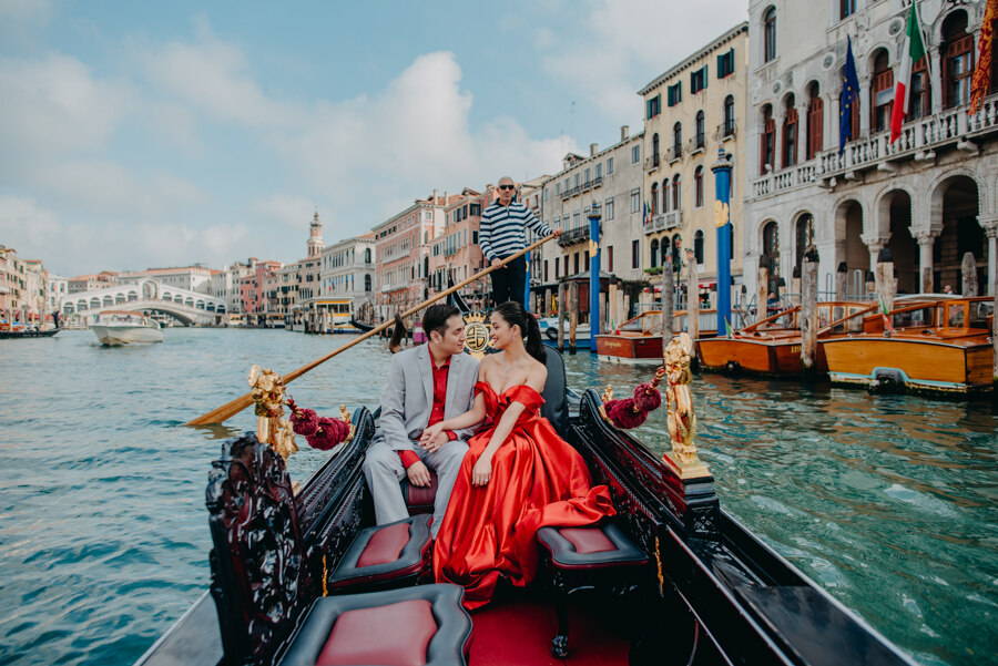  Enagaement and honeymoon Venice photographer